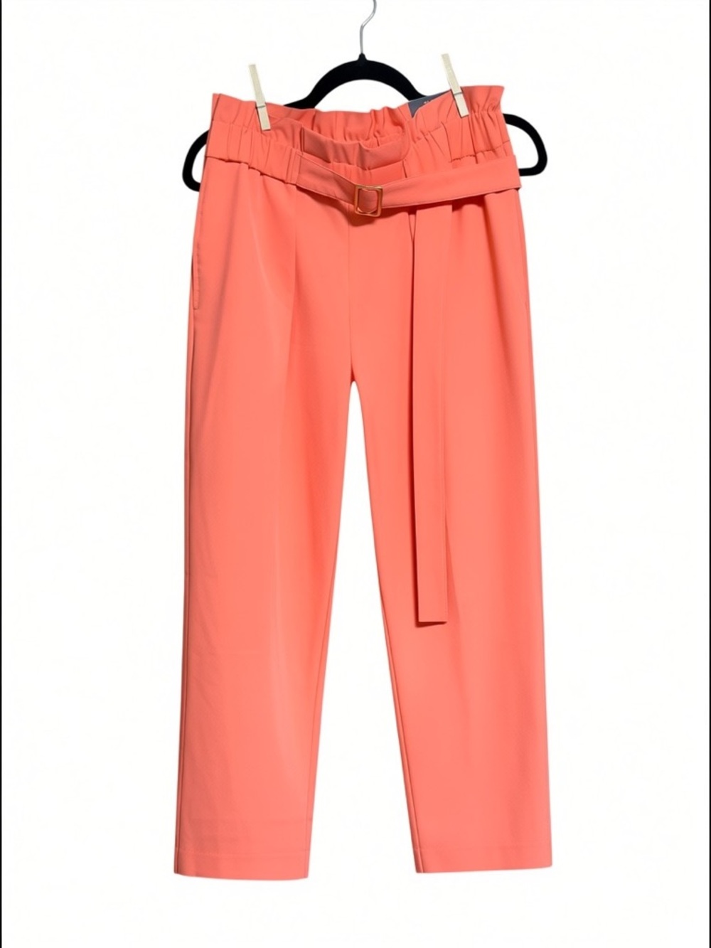 WORTHINGTON PETITE PULL ON PANTS ELASTIC WAIST POCKETS SIZE 8P NWT GEORGIA PEACH